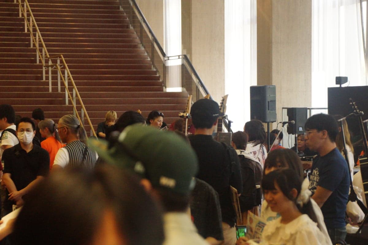楽器を楽しむ日(過去開催)の会場の様子
