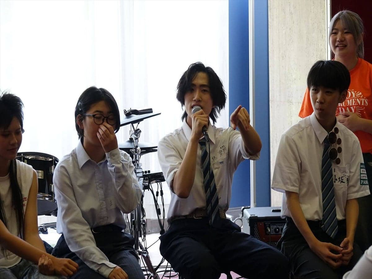 サブステージでの演奏(「楽器を楽しむ日」過去開催の様子)